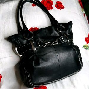 B Makowsky Belted East West Tote